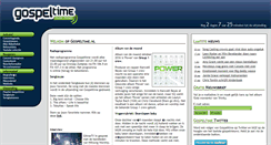 Desktop Screenshot of gospeltime.nl